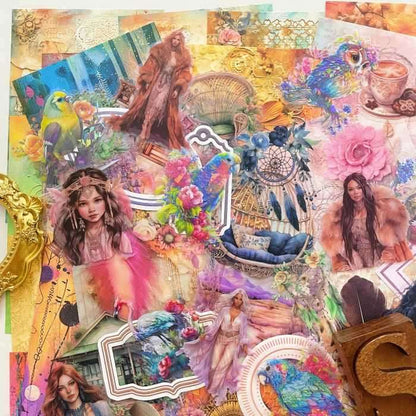 Bohemian Life Ephemera Mystery Kit 170PCS