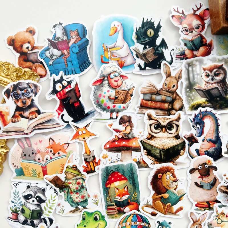 Reading Beast Sticker 50PCS