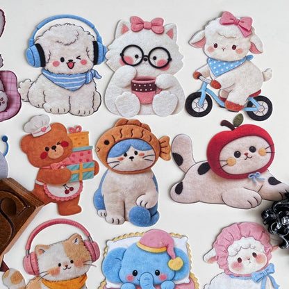 Furry Diary Sticker 30PCS
