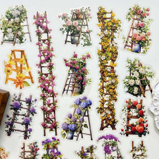 Blooming Journey Sticker 50PCS