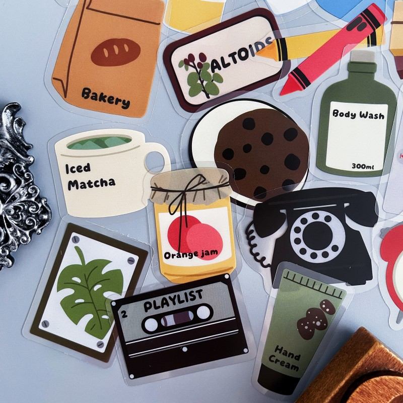 Daily Decor Sticker 50PCS