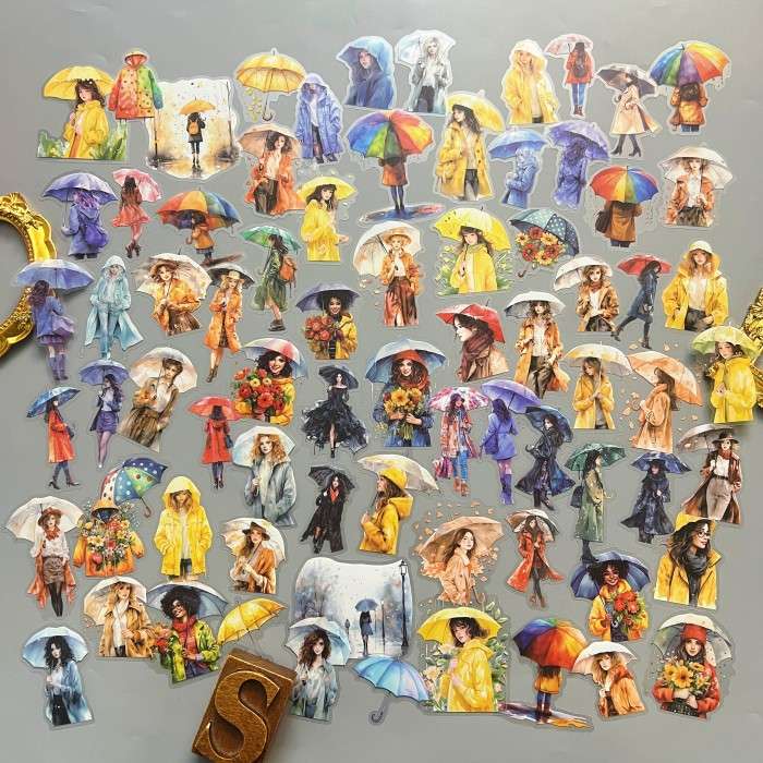 Drizzle Stroll Sticker 75PCS