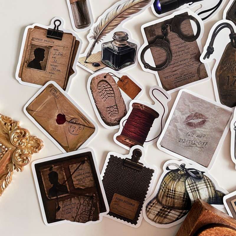 Mystery Clue Sticker 50PCS