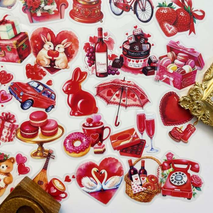 Heartfelt Wish Sticker 56PCS