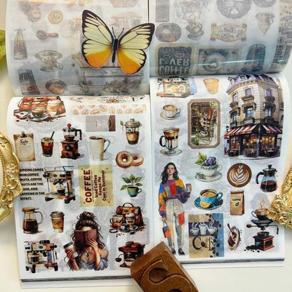 Chill Cup Washi Sticker Book 50Sheets