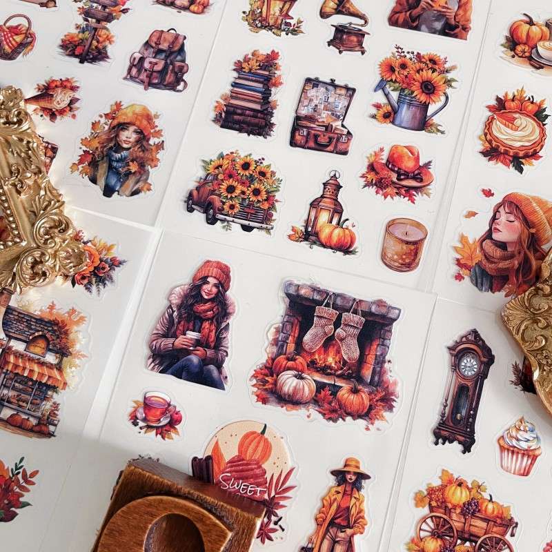 Autumn Daydream Sticker 6PCS
