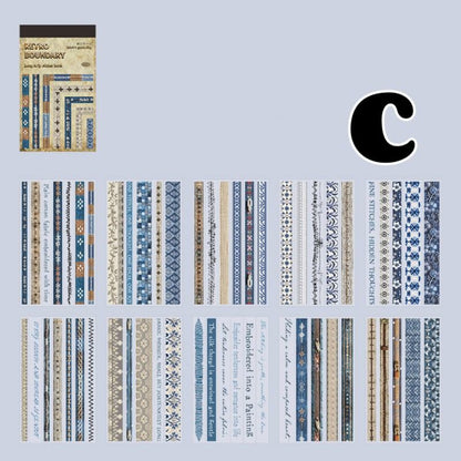 Retro Boundaries Sticker Book 20Sheets