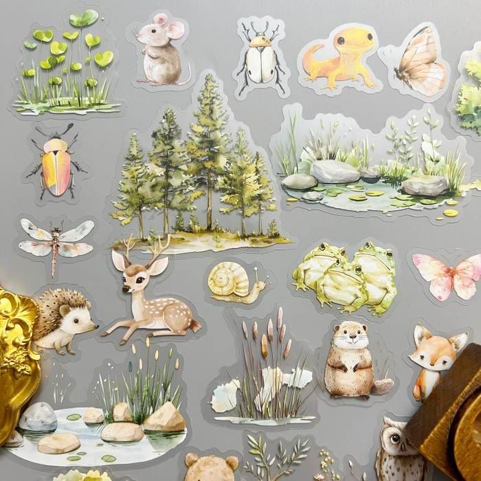 Forest Creatures Sticker 40PCS