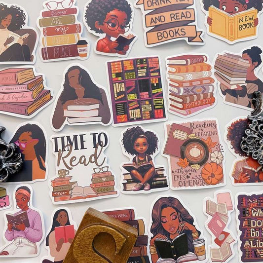 Bookish Mind Sticker 50PCS