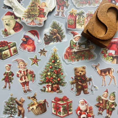 Christmas Bear Traditions Vellum Sticker 62PCS