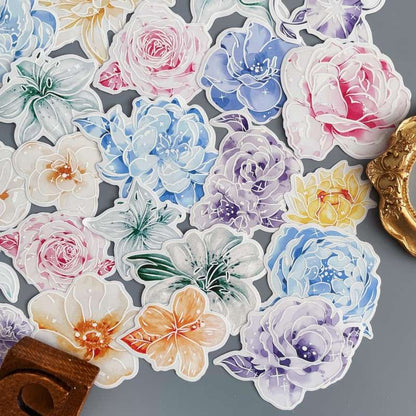 Lunar Petal Vellum Stickers 60PCS
