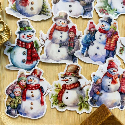 Snowman Christmas Sticker 20PCS