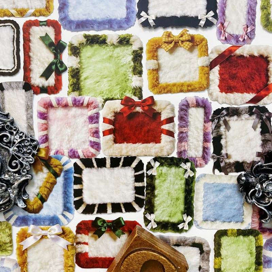 Fluffy Sticker 60PCS