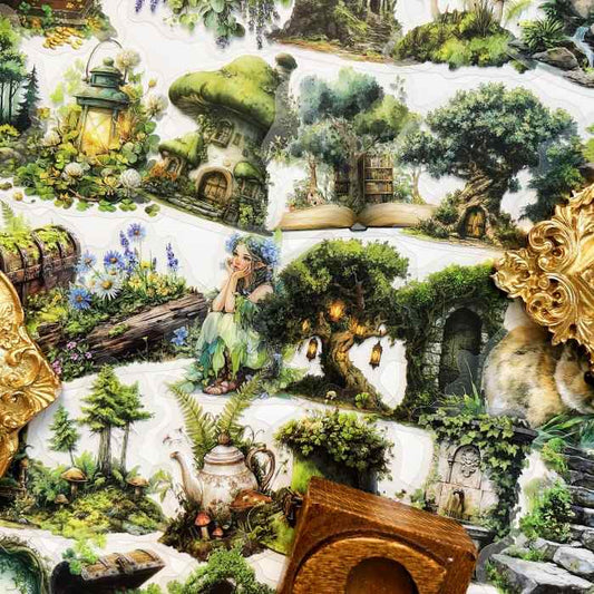Tree Haven Sticker 50PCS