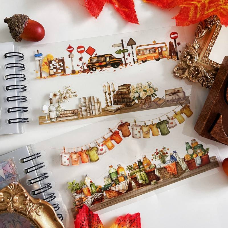 Autumn Picture Album Sticker Book 48Sheets
