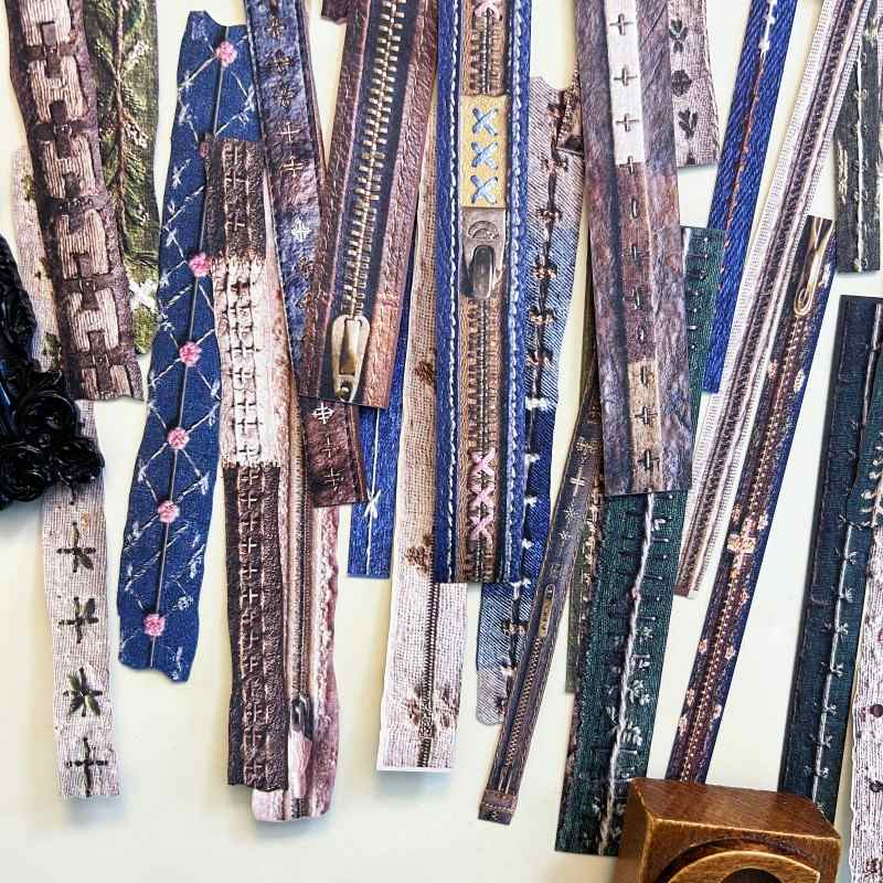 Fabric Aesthetics Sticker 60PCS