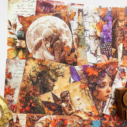 Autumn Forest Memories Collage Paper 60PCS