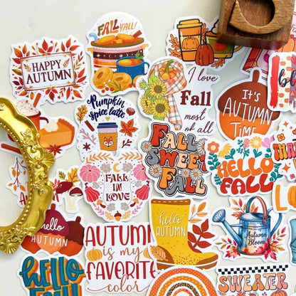 Happy Fall Sticker 50PCS