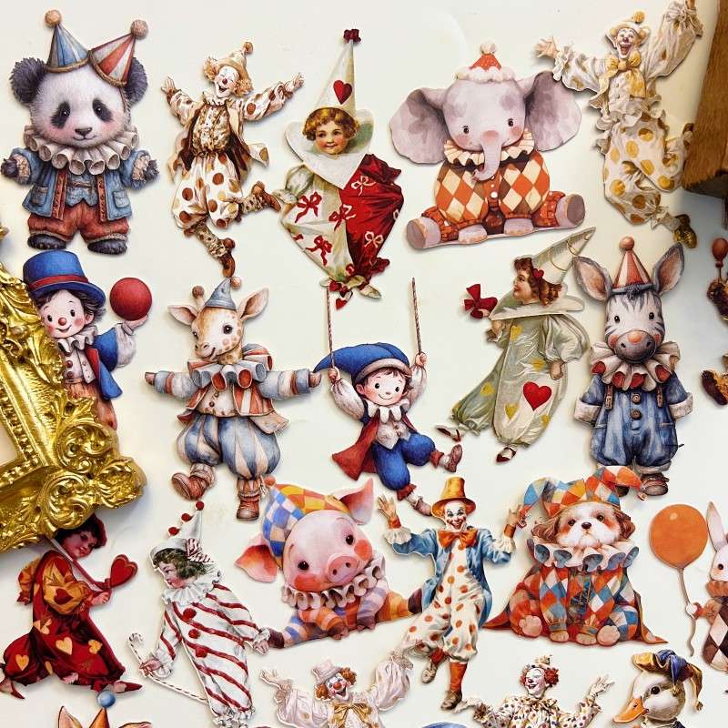 Circus Parade Sticker 48PCS
