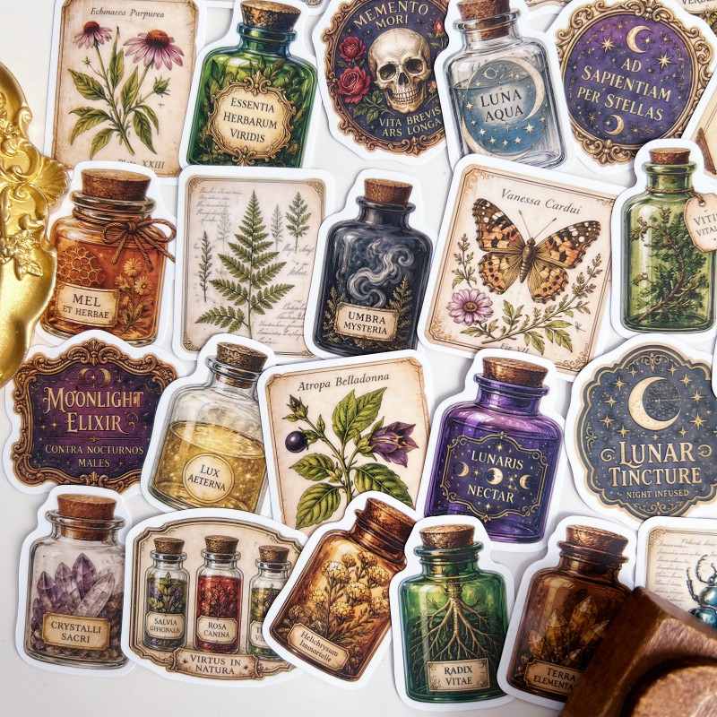 Skull Elixir Sticker 50PCS