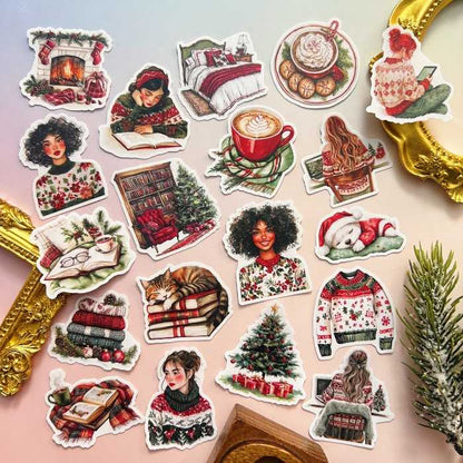 Christmas Reads Sticker 20PCS