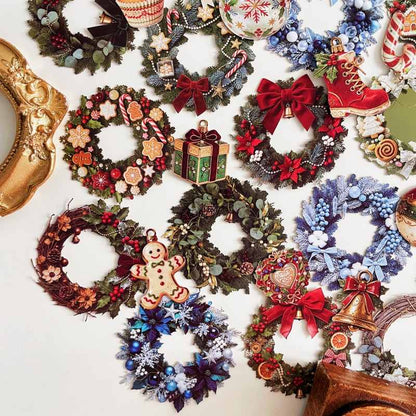 Christmas Wreath Sticker 60PCS