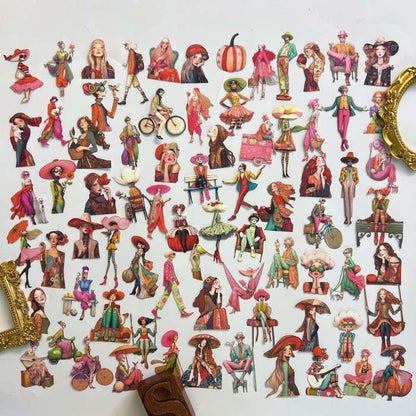 Boho Journey Sticker 75PCS