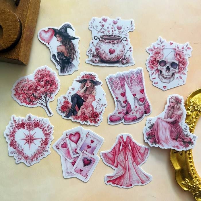 Witch's Heart Sticker 20PCS