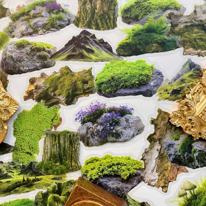 Lush Moss Sticker 60PCS