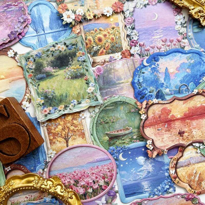 Monet's Picture Frame Sticker 60PCS