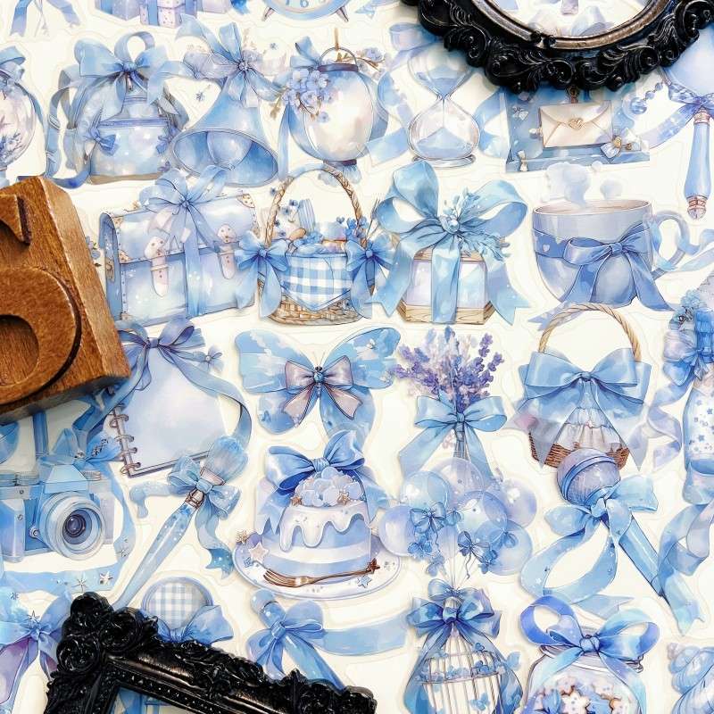 Blue Devotion Sticker 53PCS