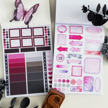 Velvet Dusk Sticker Book 22Sheets