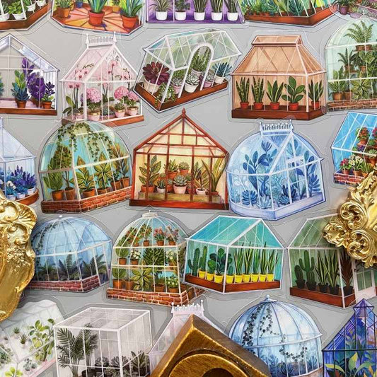 Greenhouse Blooms Sticker 50PCS