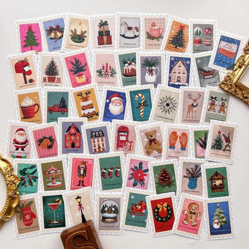 Noel Stamp Sticker 50PCS