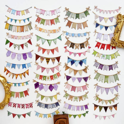 Colorful Flag Sticker 48PCS