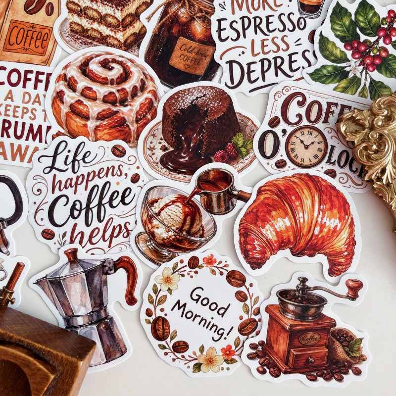 Americano Brew Sticker 50PCS