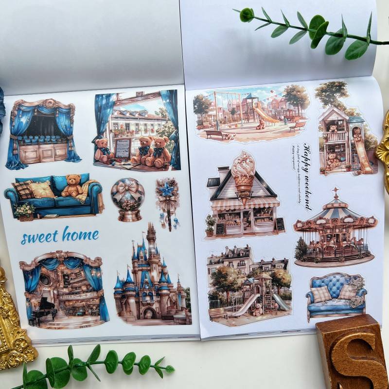 Maiden's Heart Sticker Book 20Sheets