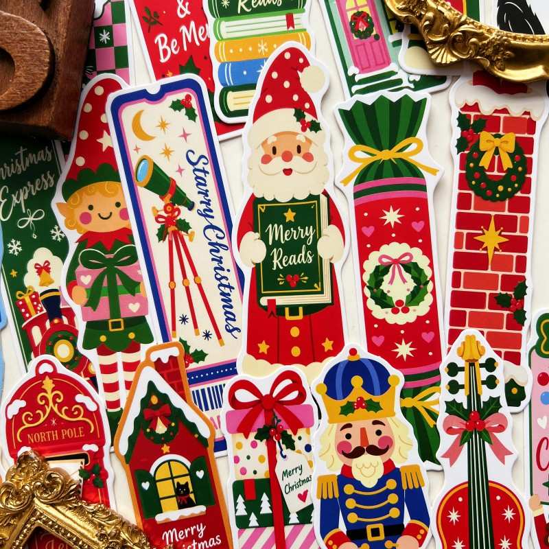 Whimsical Xmas Note Paper 30PCS