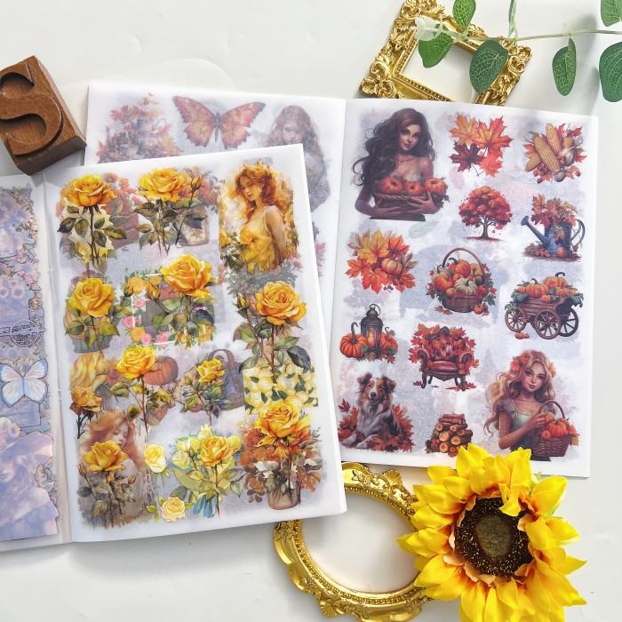 Rich Harvest Sticker Book 20Sheets