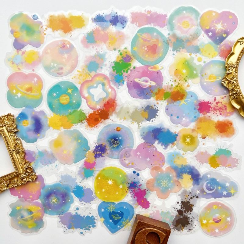 Wash Globe Sticker 50PCS