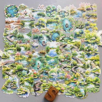 Pond Side Sticker 60PCS