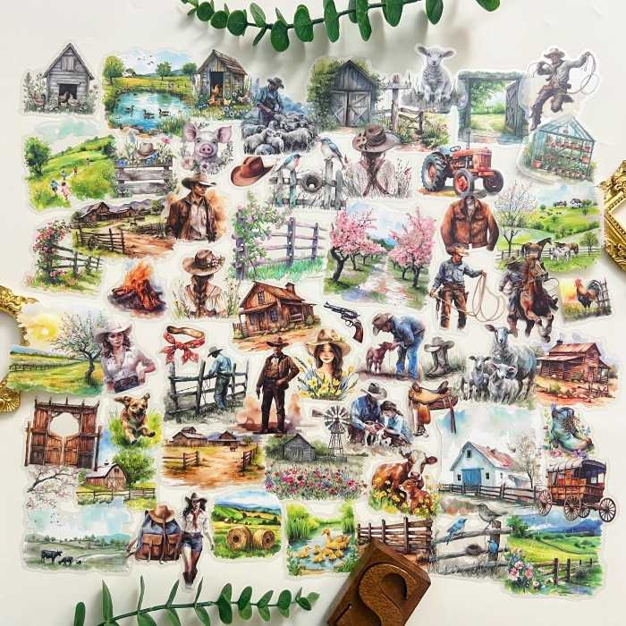 Ranch Life Sticker 60PCS