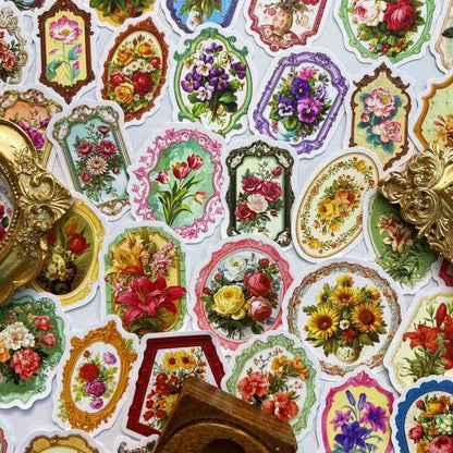 Mirror Blossom Sticker 56PCS