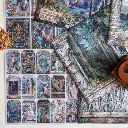 Secret Grove Collage Paper 12Sheets