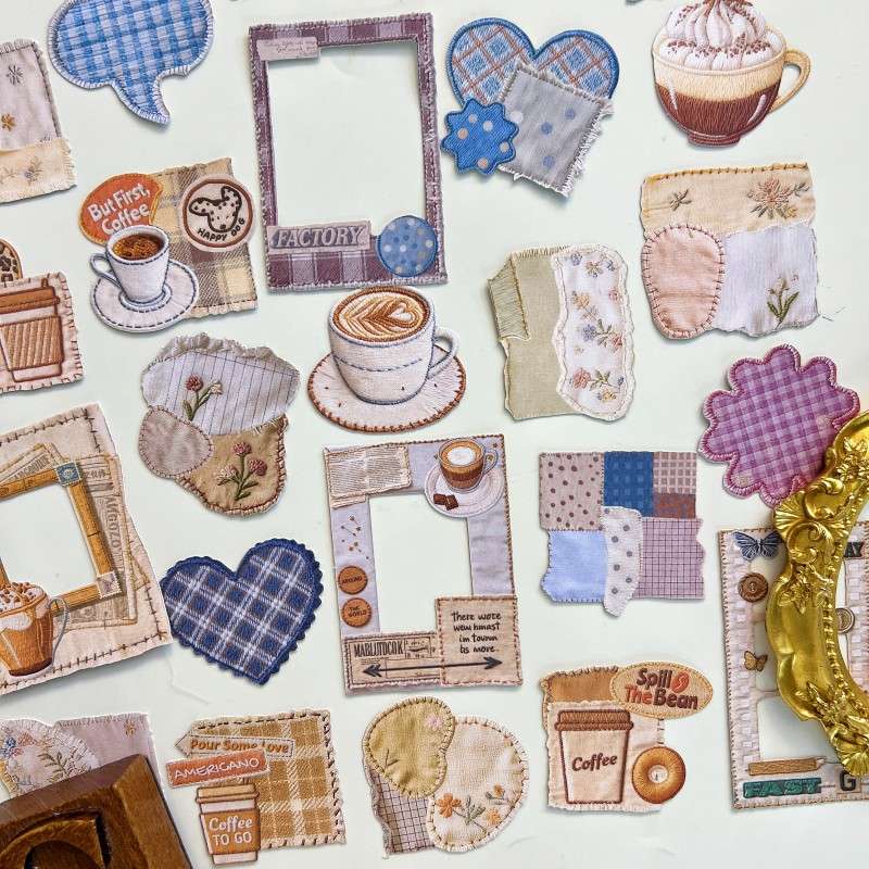 Sewing Diary Sticker 45PCS