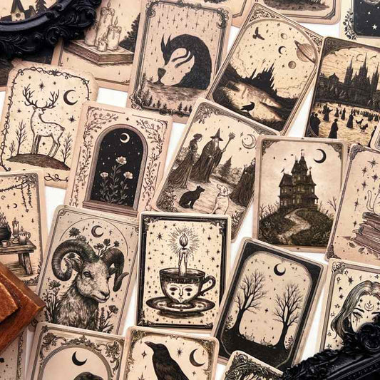 Gothic Tarot Sticker 50PCS