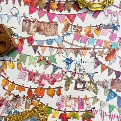Handmade Party Sticker 60PCS