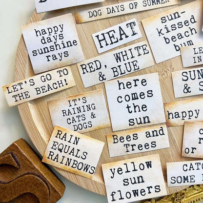 Vintage Vocals Sticker 20PCS