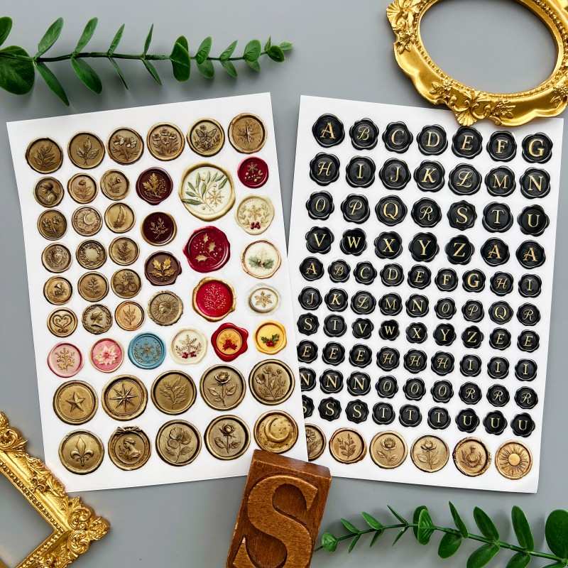 Seal Script Transfer Sticker