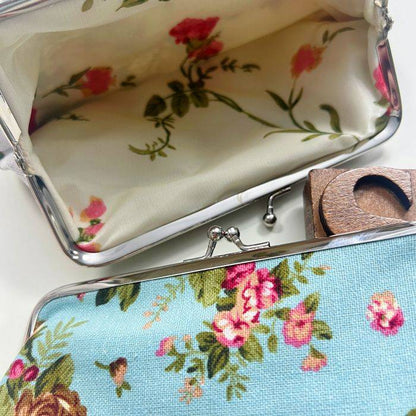 Vintage Bloom Fabric Pouch